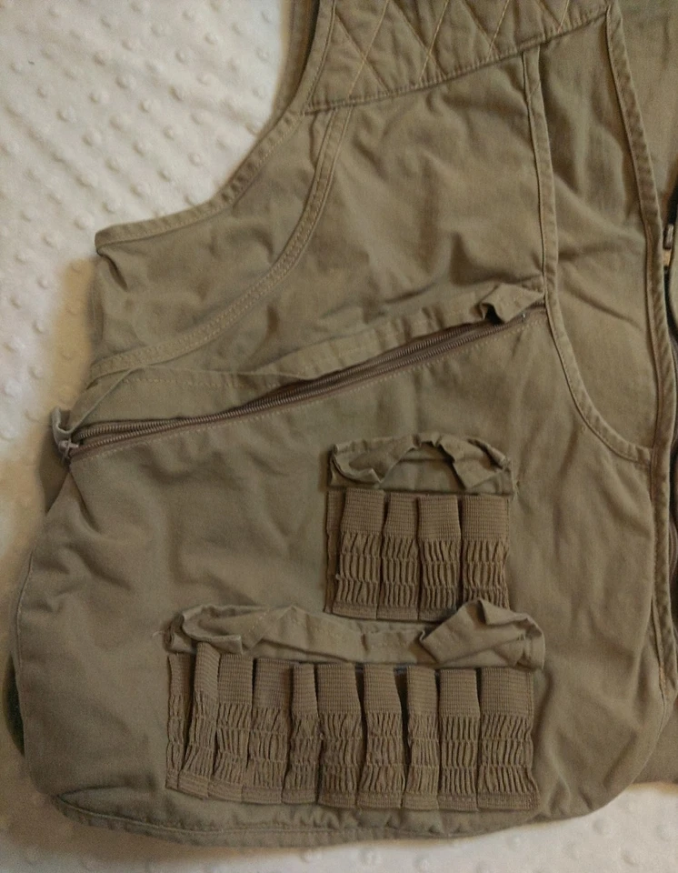 Game Winner Hunting Vest Mens Large Utility Zip Pockets Outdoor Sportswear Gear - Image 3 of 4