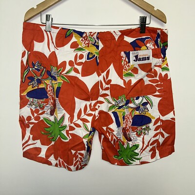 Vintage 1980's Original Jams Unisex Shorts, Deadstock NWT, Size