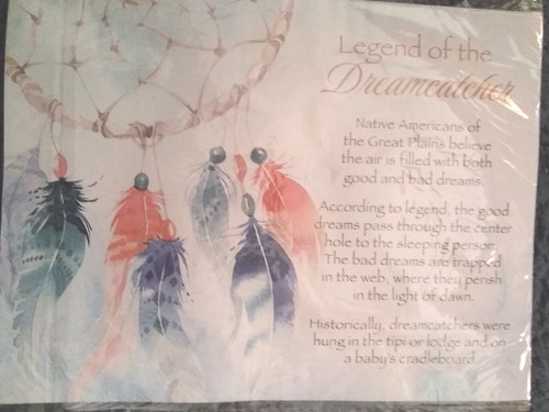 New Native American Legend Of The Dreamcatcher St. Joseph’s Lakota Sioux. Blue. - Picture 2 of 2