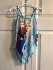 Disney Frozen Anna Elsa Girl size 5/6 Bathing Swim suit Brand new with tags 