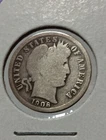 👉1906   Barber Dime  Average Circ M/182