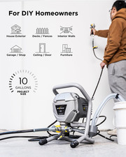 PROFESSIONAL Construction Work Airless Paint Sprayer Machine Painting Home Wall