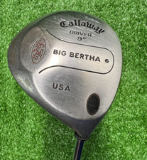 Callaway Big Bertha 9 Driver / Memphis '10' Stiff Steel / NEW GRIP / sa9180