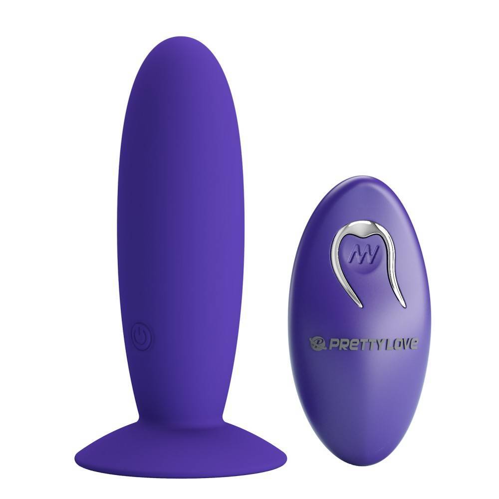 PRETTY LOVE BUTT PLUG ANALE VIBRATORE CON VENTOSA E TELECOMANDO TOYS VIBRANTE