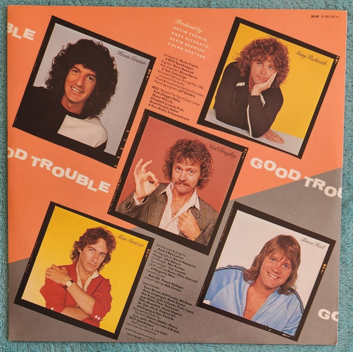 REO Speedwagon Good Trouble 1982 Vinyl Album - Sweet Time, Keep
