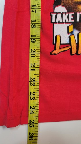 Vintage 2000s Red Lil Bow Wow Kids Shirt Youth Large Double Sided Rap Tee Y2K - Picture 2 of 6