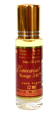 Have a Scent Baccarat Rouge 540 Pure Fragrances Inspired Roll-On Oil 12 mL