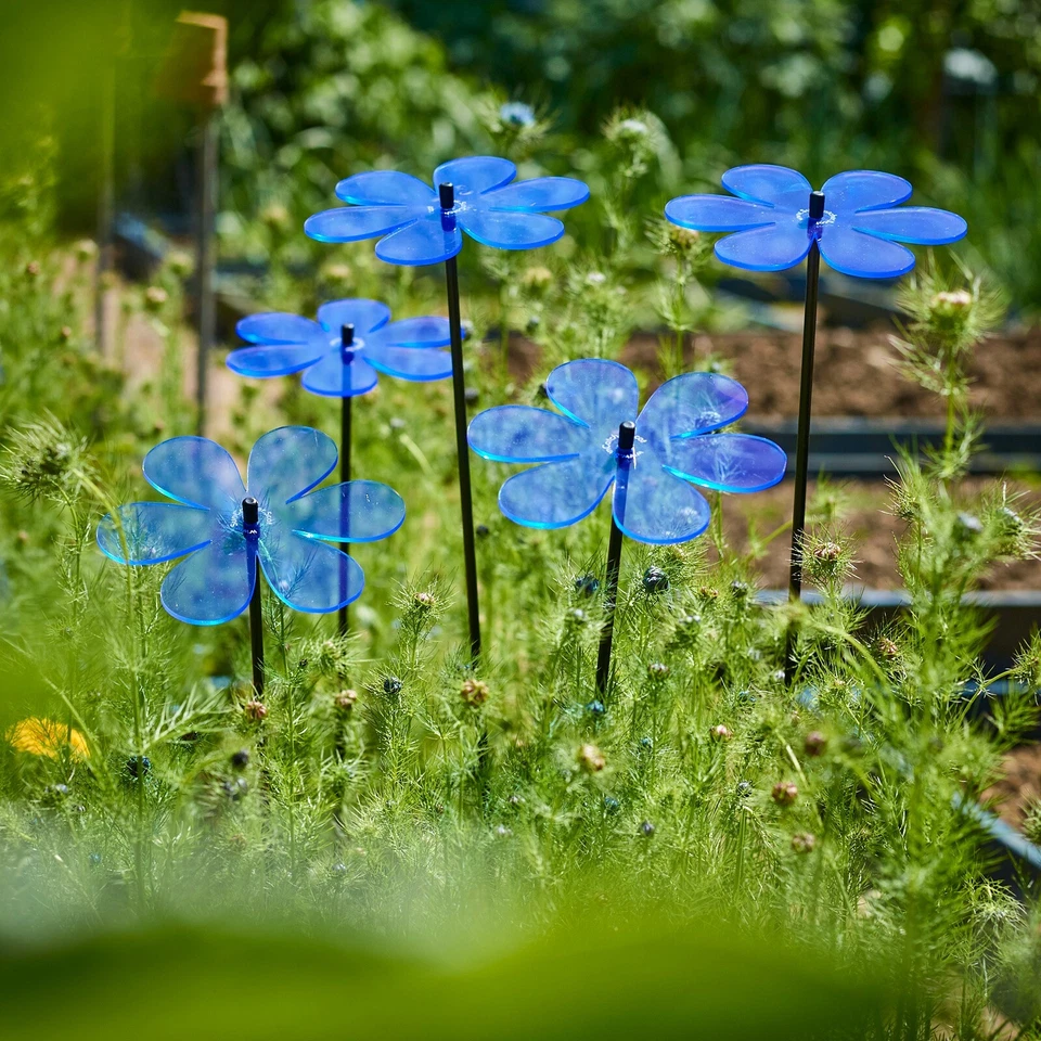 SunCatcher Garden Decor Daisy 5 x Large Garden Stakes 75cm/29.5'' Great Gift - Image 4 of 4