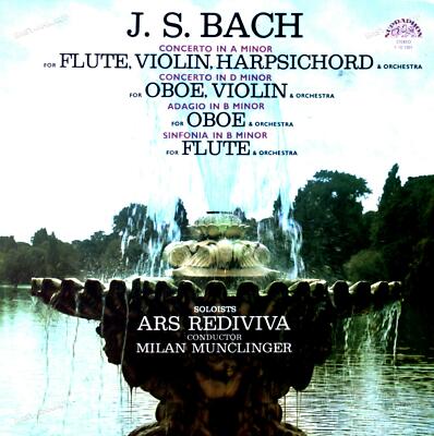 J. S.Bach -Munclinger - Concerto In A Minor.Concerto In D Minor... LP 1979 '