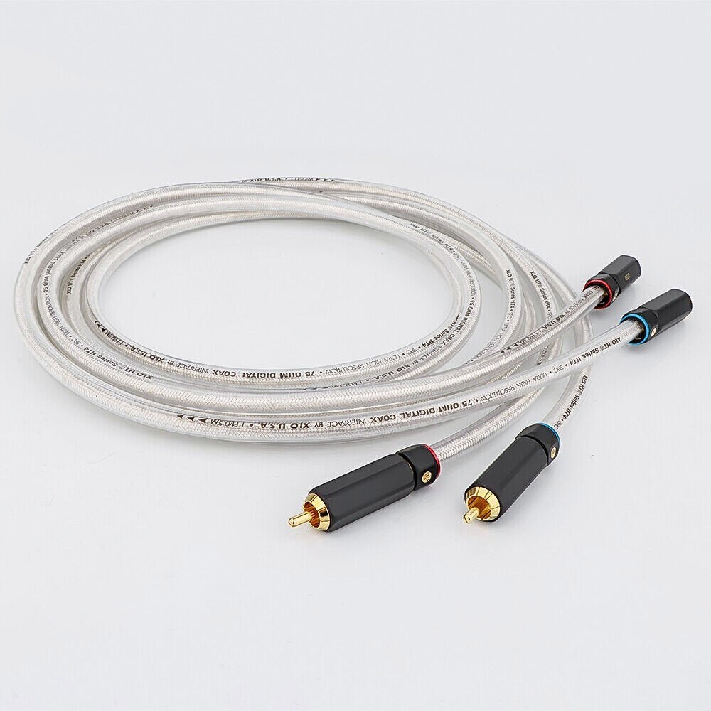XLO 75 Ohm Digital Coaxical RCA Cable HiFi Audio Signal Interconnect ...