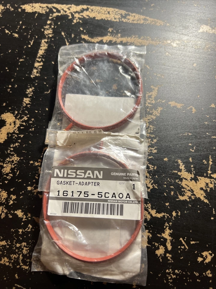 NUEVO OEM NISSAN INFINITI Juego de 2 juntas de carrocería del acelerador 161755CA0A Q50 Q60 VR30 Foto 2 de 4
