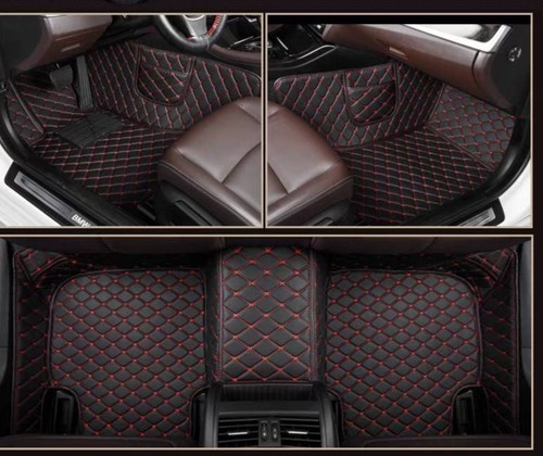 Custom Car Floor Mats For Mitsubishi All Model With Phone Pocket PU Carpet Cargo - Bild 13 von 16