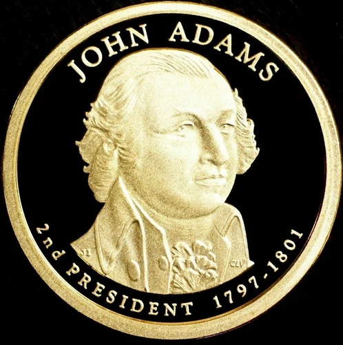 2007-S Presidential Dollar John Adams Proof — photo from the most recent tracked eBay sale