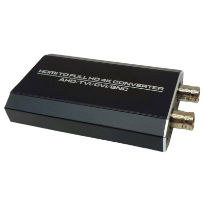 HDMI zu AHD DVI CVI CVBS BNC 4K 2K 1080P 3MP 4MP 5MP 8MP 720P Konverter mit loop