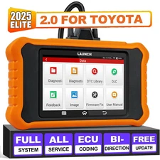 LAUNCH Creader Elite2.0 for TOYOTA DiagnosticTool Scanner Key Coding Active Test