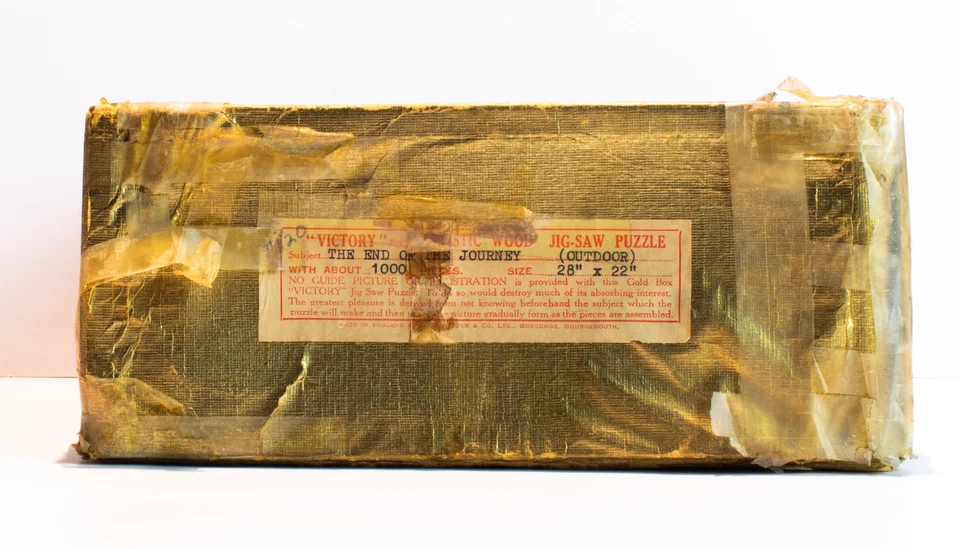 Vintage Victory Gold Box Artistic 1000 Piece The End Of The Journey NOT COUNTED - Image 2 of 3