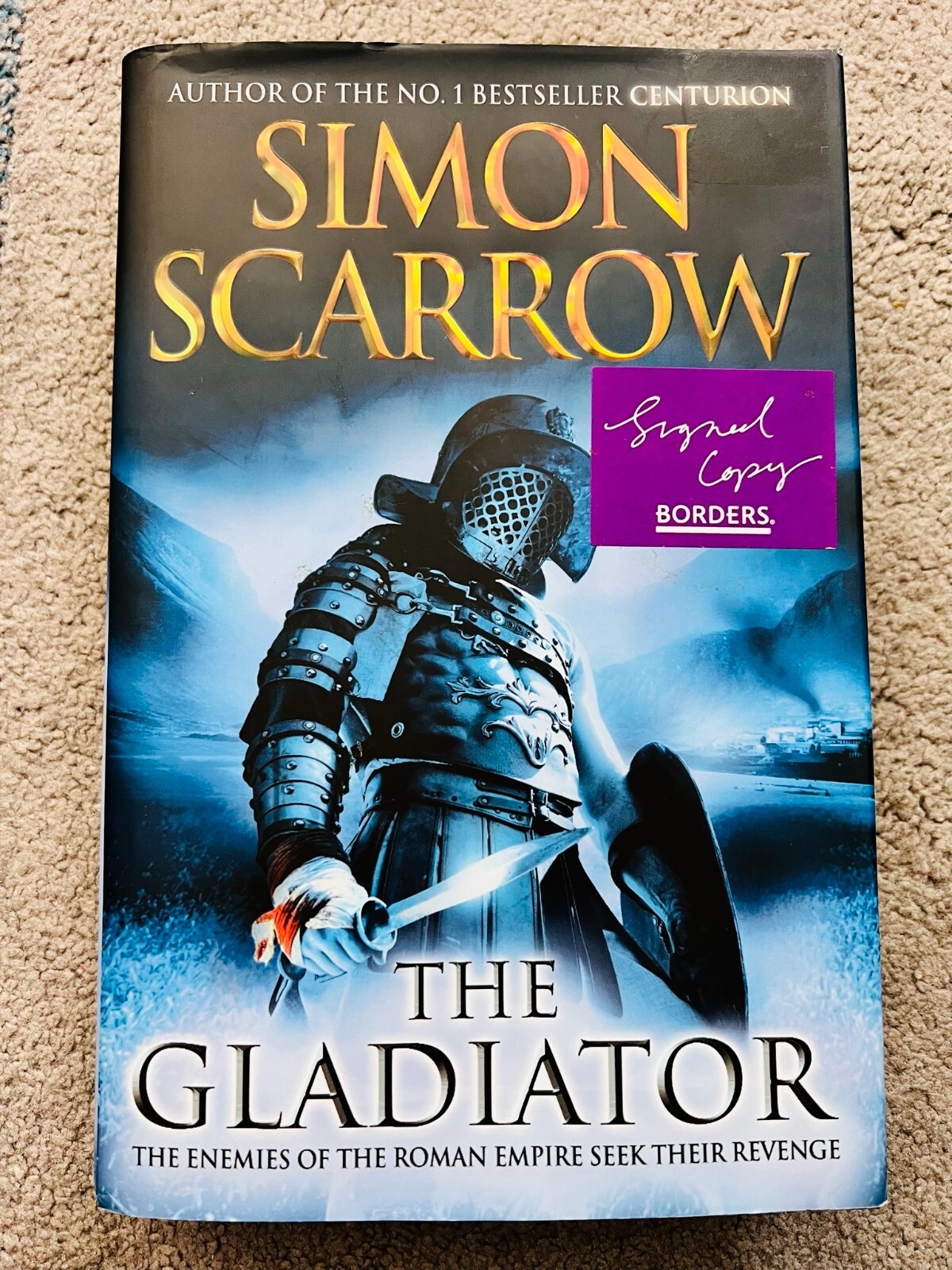 THE GLADIATOR by SIMON SCARROW - signed by the author (SB1497)