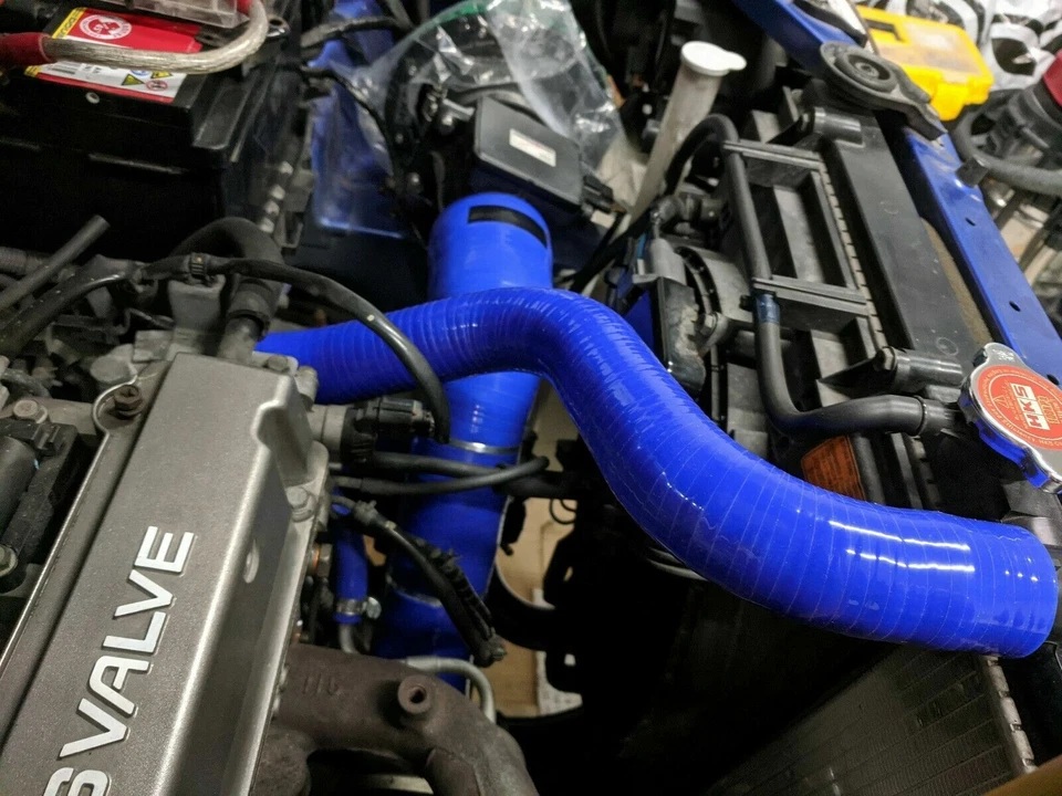 Kit de manguera de radiador de silicona para Mitsubishi Outlander Airtrek 2003-2006 CU2W 4G63T Foto 2 de 2