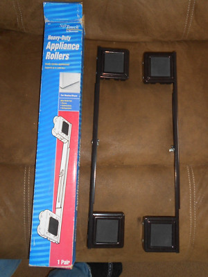 HEAVY DUTY APPLIANCE ROLLERs 1 PAIR 3,000LB CAPACITY BRAND NEW IN BOX!