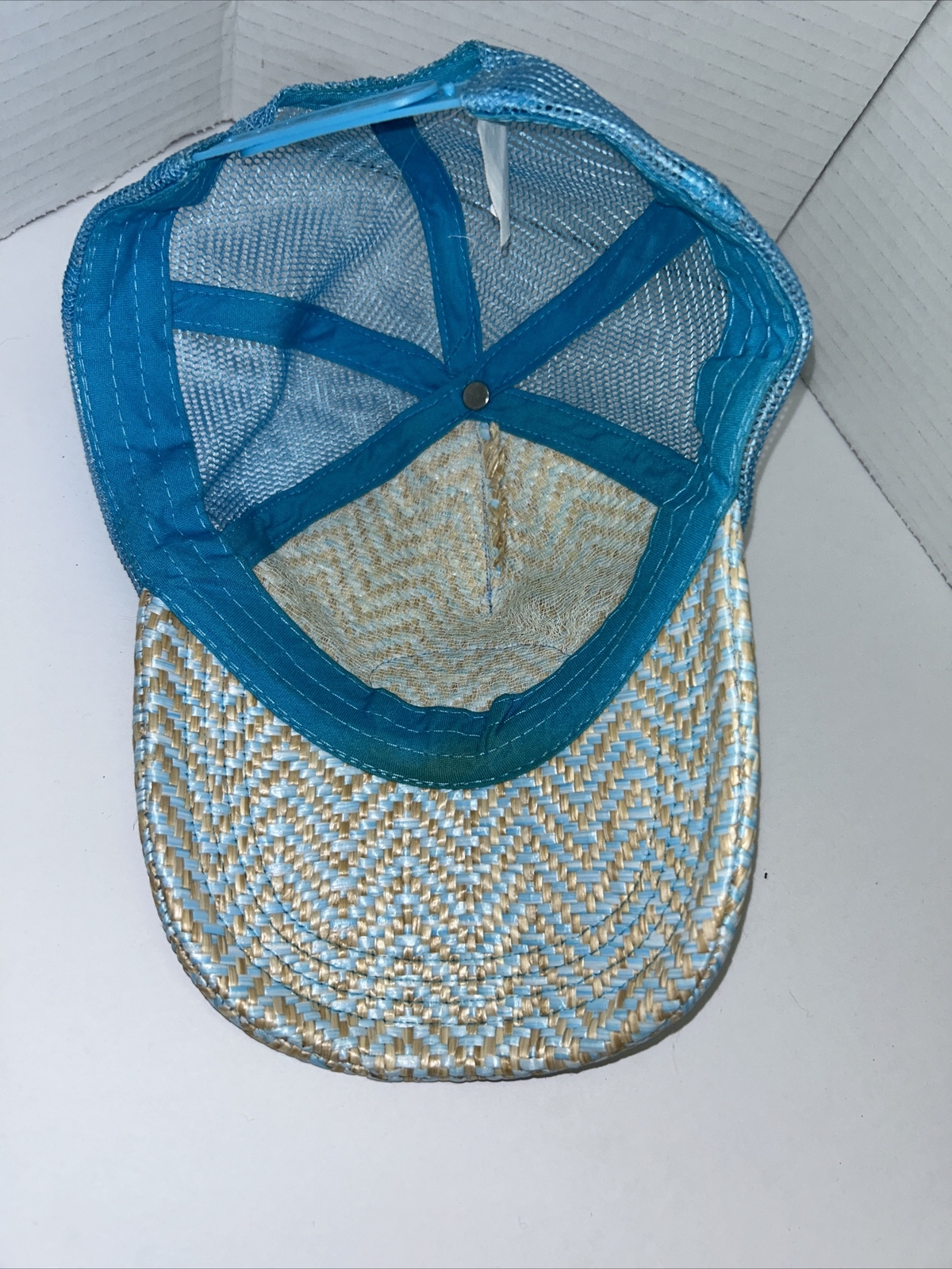 Split Straw Baseball Hat - image 7