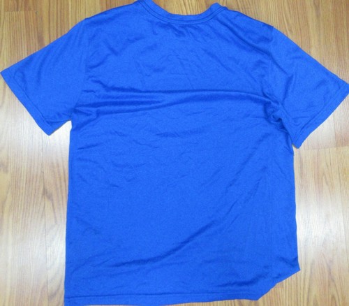 NIKE DRI-FIT T-SHIRT POLIESTERE BLU E NERO Taglia MEDIA, M - Foto 4 di 4