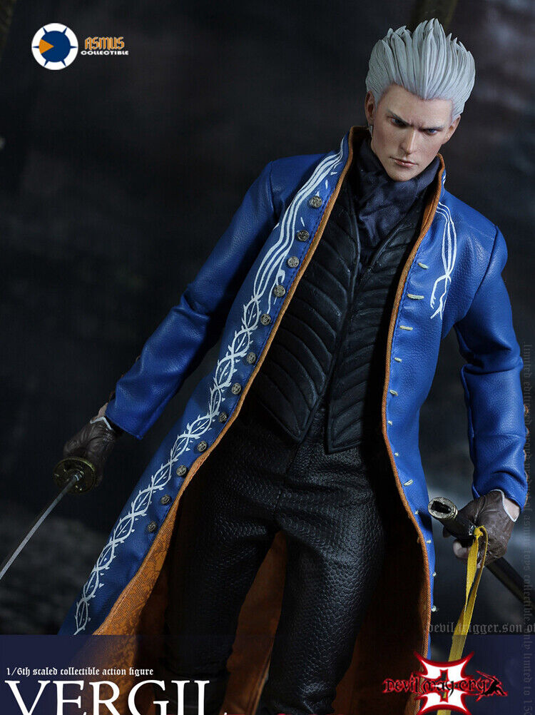 Stock Original Genuine ASMUS TOYS Vergil DMC002 Devil May Cry 3 1/6 Vergil  Movable Sculpture Game Doll Anime Toys Ornament Model - AliExpress