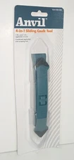 Anvil 4 in 1 Sliding Caulk Tool Combined Applicator and Scraping Tool   Free S/H
