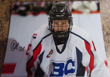 RYDER RITCHIE SIGNED 8X10 MATTE PHOTO PRINCE ALBERT RAIDERS MINNESOTA WILD (B)