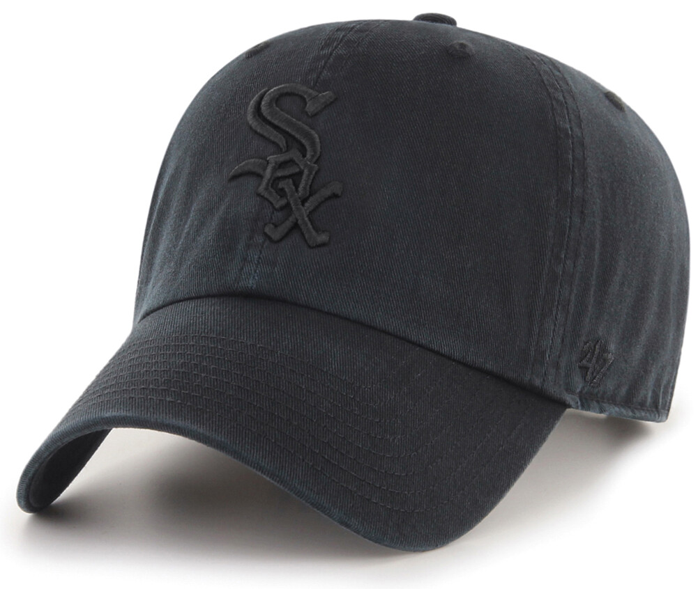 47 Brand Chicago White Sox Tone On Tone Black Clean Up