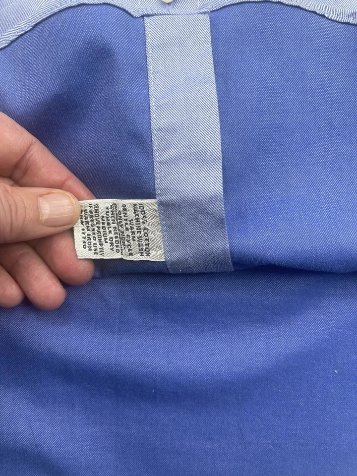 Camisa de vestir Marshall Fields manga larga con botones - Hombre 15 1/2 32 33 Foto 2 de 4