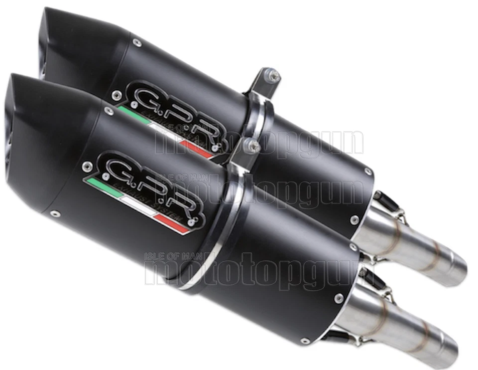 GPR 2 EXHAUST HOM FURORE BLACK DUCATI MONSTER 400-600 - Image 2 of 3