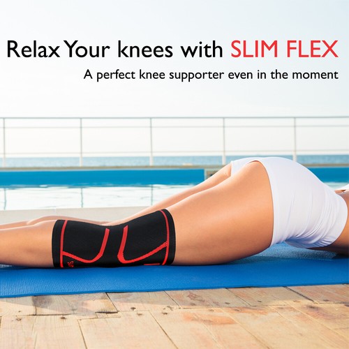 Knee Compression Sleeve Support Sports Arthritis Join Pain Relief - (Single) - Picture 8 of 13