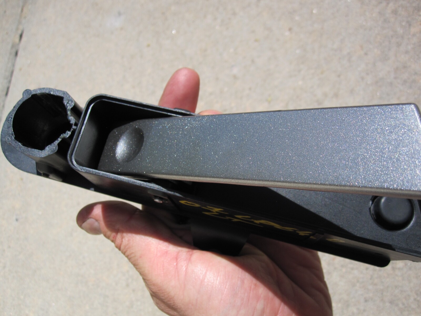 02-2010 LAMBORGHINI MURCIELAGO LP640 DOOR EXTERIOR DOOR HANDLE GRAY 410837207