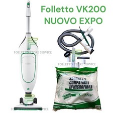 Folletto VK200 LED NUOVO EXPO VORWERK GRATIS TUBO ACCESSORI SACCHETTI COMPATIBIL