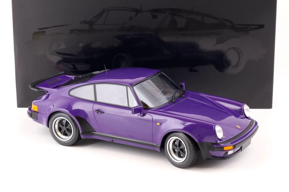 1:12 Minichamps Porsche 911 (930) Turbo Coupè 1977 Purple Lilac - Immagine 2 di 4