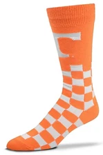 Tennessee Volunteers Orange NCAA Socks One Size Fits Most Checkerboard Go Vols!