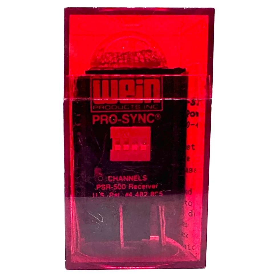 MINT NOS Wein 4 Channel PSR-500 Pro-Sync Batteryless Infra-Red Receiver w/ Cord - Image 2 of 4