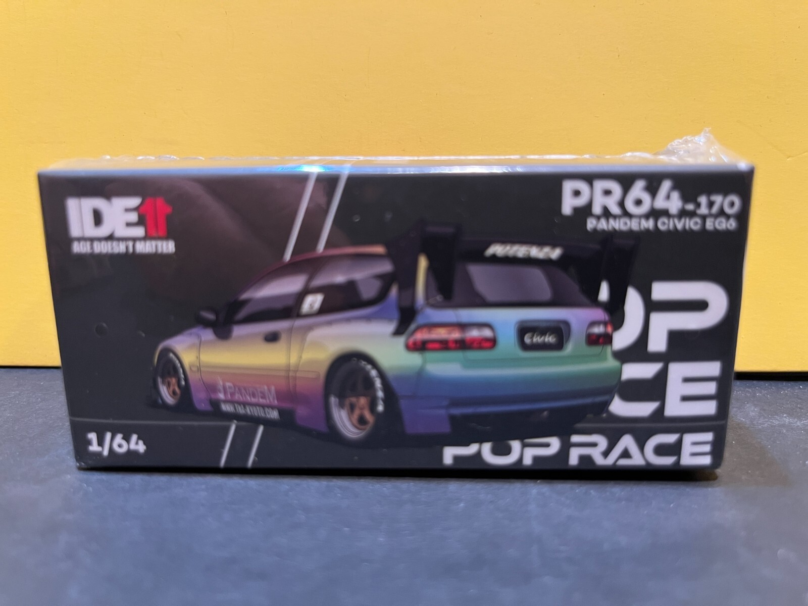 1/64 POP RACE PR64-170 IDE HONDA PANDEM CIVIC EG6 INDONESIA MAGIC CHROME SEALED