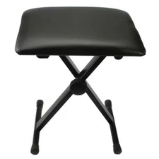 New Hot sale  Glarry Adjustable Folding Piano Bench Stool Seat Black