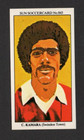 Football trade card Chris Kamara of Swindon Town a Sun Soccer Card 843 1979