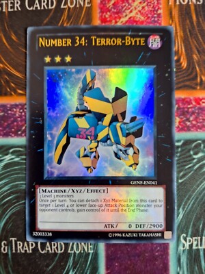 Yu-Gi-Oh! TCG Number 34: Terror-Byte GENF-EN041 Ultra Rare