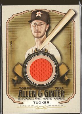 Baseball Card Tucker Astros Relic