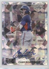 2021 Leaf Metal Draft 1990 Silver Crystals Cameron Cauley #LA-CC1 Auto oh8