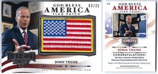 JOHN THUNE DECISION 2024 UPDATE GOD BLESS AMERICA FLAG PATCH U16 SILVER 03/25
