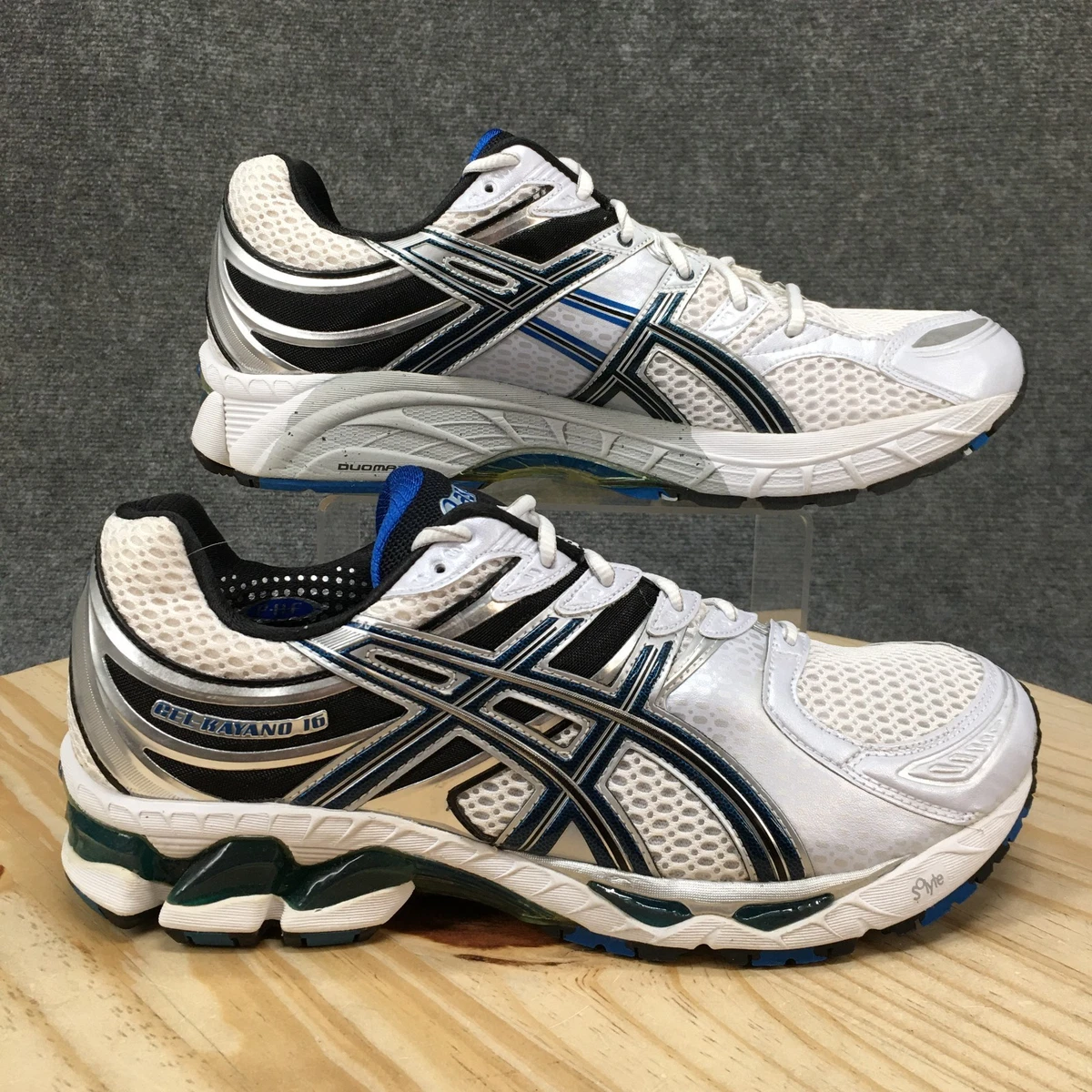 ASICS Gel Kayano 16 Men\'s Running Shoes Silver White Blue Size 11 EU 45 GEL-KAYANO 32 main image 2