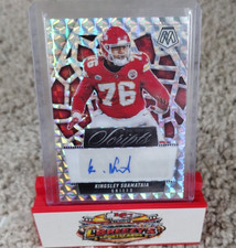 Panini 2025 Mosaic Scripts Kingsley Suamataia Chiefs Autograph #SCR-KSA NFL Card
