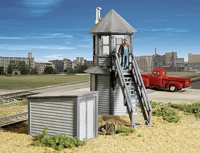 Walthers 933-2944 HO Two Elevated Crossing Shanties Gateman's Tower Kit