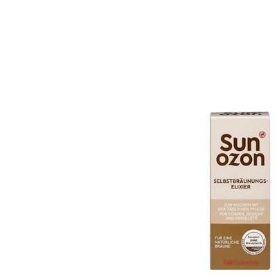 Sunozon Self Tanning Tropfen Selbstbräuner Elixier Drops | Face & Körper + Band