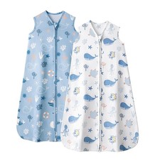 Baby Sleep Sack 0-6 Months, 0.5 TOG Wearable Blanket for Baby Boy and Girl, 2...