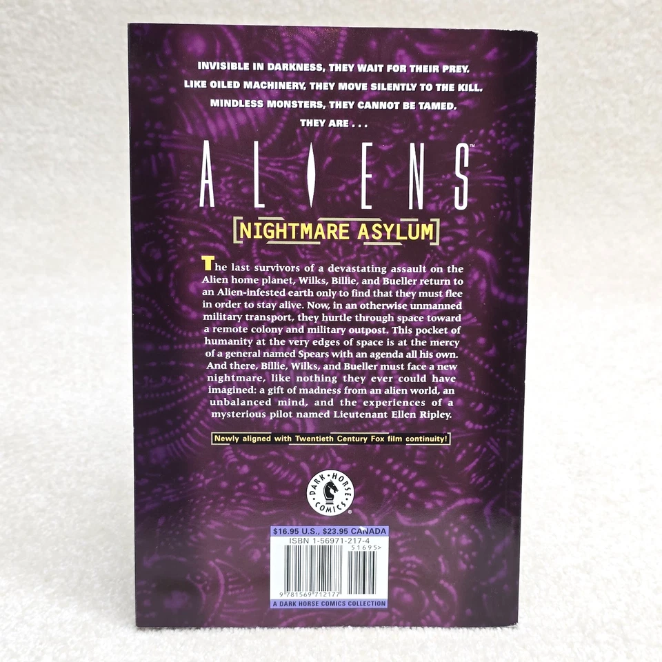 Aliens Nightmare Asylum TPB GN Dark Horse Comics 1996 1st print OOP - Image 3 of 4